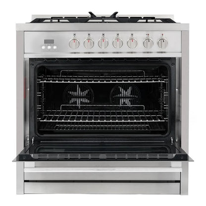 Cosmo COS-F965NF 36 in. Stainless Steel Dual Fuel Range with Convection Oven