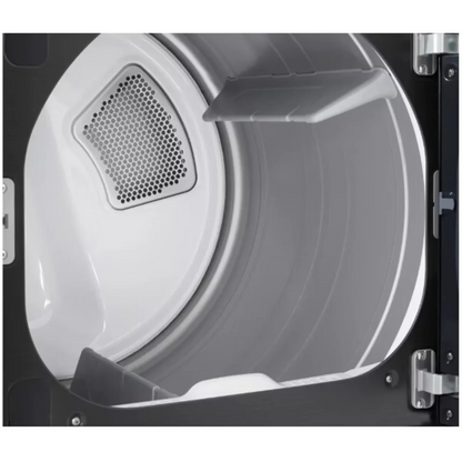 LG 27 Inch Rear Control Gas Dryer with 7.3 cu ft. Ultra Capacity, AI Sensor Dry, Quiet Operation in Black DLG8201L