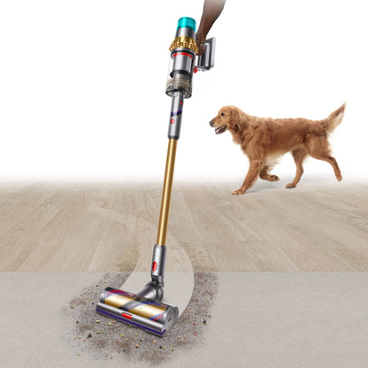Restored Premium Dyson V15 Detect Vacuum | Iron/Gold (Refurbished)