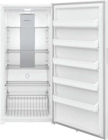 Frigidaire FFUE2022AW 20 Cu. Ft. Reversible Door Upright Freezers, Garage Ready, White