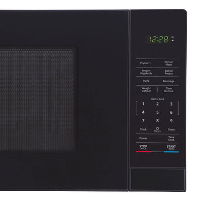 Magic Chef 1.6 Cu. ft. 1100W Countertop Microwave Oven with Push-Button Door in Black, New