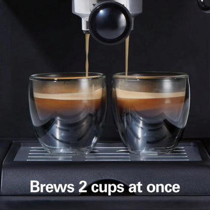 Hamilton Beach Espresso Maker, Black, 15 Bar Pump, New, 40715