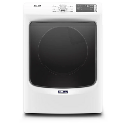 Maytag MED5630HW 7.3 Cu. Ft. White Front Load Electric Dryer with Extra Power and Quick Dry Cycle