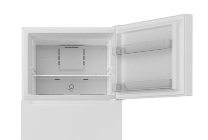 Kenmore 30" 20.2 Cu. ft. Capacity Standard Refrigerator with Top Freezer, Adjustable Shelves, White