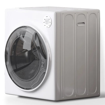 TABU 2.6 cu ft Portable Dryer for Clothes, 8.8 lbs Compact Dryer, Electric Dryer for Apartment,White
