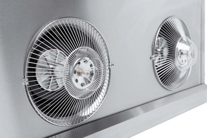 Hauslane Chef Series C100 30-inch Under Cabinet Range Hood, Stainless Steel, Energy Efficient LED, 6 Inch Duct