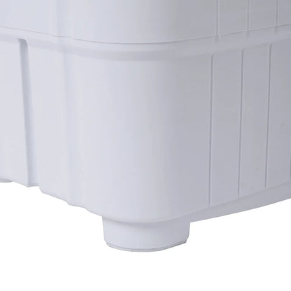 Compact Twin Tub with Built-in Drain Pump XPB35-188S 14.3(7.7 6.6)lbs Semi-automatic Gray Cover Washing Machine