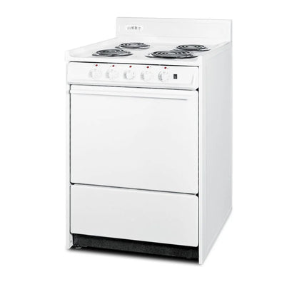 24" Wide Electric Coil Top Range