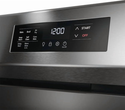 Frigidaire FCRE3083AS 30" Electric Range with Air Fry (Energy Star Certified), Stainless Steel