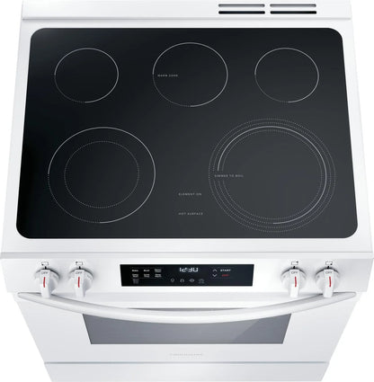 Frigidaire FCFE3062AW 30" Electric Range with Steam Clean