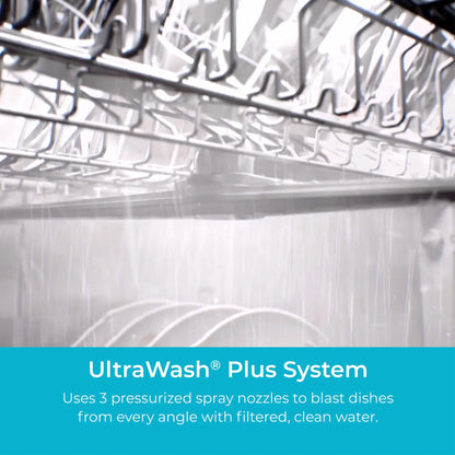 Kenmore 02214622 Built-in 24-inch Stainless Steel Tub Dishwasher, White, 34"H x 24"W x 25"D