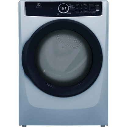 Electrolux 27 Inch Gas Dryer with 8.0 Cu. Ft. Capacity, Moisture Sensor, Reversible Door in Blue ELFG7437AG