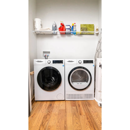 Magic Chef 4.0 cu. ft. Ventless, Condensing Front Load Stackable Electric Dryer, 24 in. in White in White