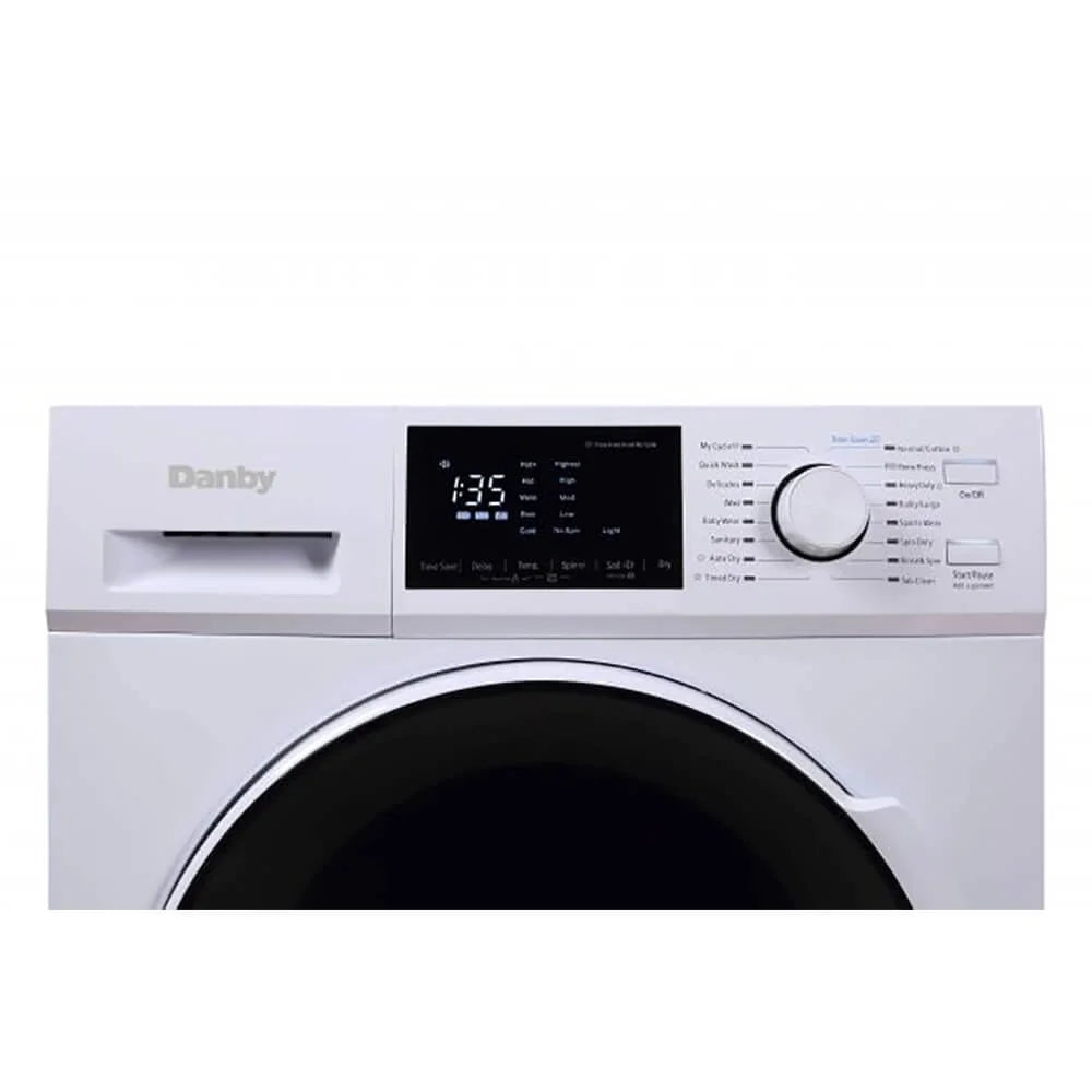 Danby DWM120WDB-3 2.7 Cu. ft. All-In-One Vent-less Washer/Dryer Combo in White