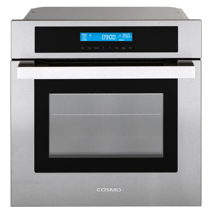 Cosmo 3 Piece Kitchen Appliance Package With 30" Electric Cooktop 24.4" Built-in Countertop Microwave 24" Single Electric Wall Oven Kitchen Appliance Bundles