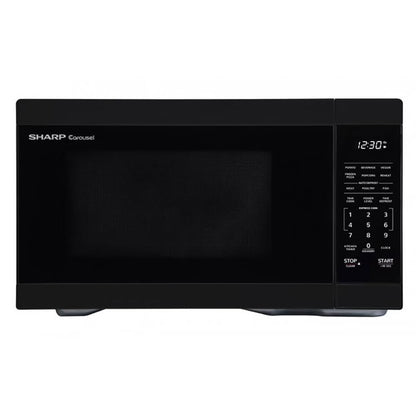 Sharp 1.1 cu. ft. 1000W Countertop Microwave Oven, Black