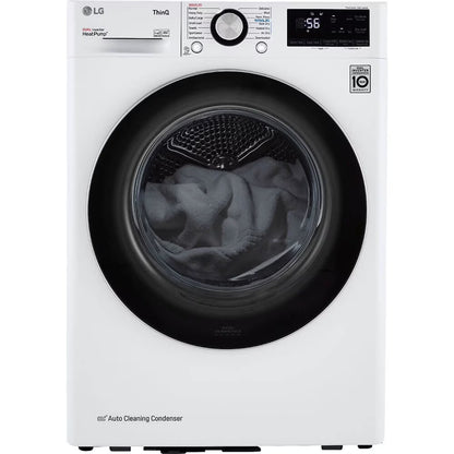 LG DLHC1455W 4.2 Cu. Ft. White Stackable Front Load Electric Smart Dryer