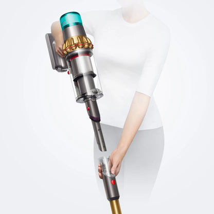Restored Premium Dyson V15 Detect Vacuum | Iron/Gold (Refurbished)