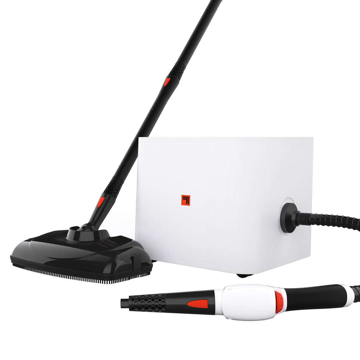 Sharper Image Canister Steam Cleaner with 15 Accessories, 54oz., White