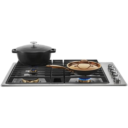 Jenn-Air JGD3430GS 30 inch JX3 Stainless 4-Burner Built-In Gas Cooktop