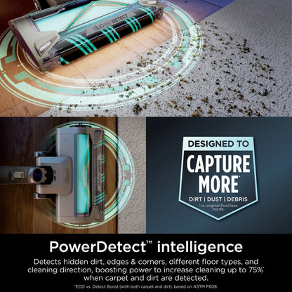 Shark PowerDetect Clean & Empty Cordless Stick Vacuum & Auto-Empty System, Powerful Suction, HEPA Filtration, Carpet & Hard Floor, Portable, IP3150