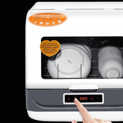 TOOL1SHOoo Portable Countertop Dishwasher with Large Capacity Air Dry Function 3 Washing Programs