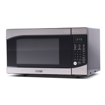 Commercial Chef 0.9 cu ft Counter Top Microwave, Black