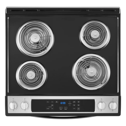 WHIRLPOOL WEC310S0LS slide in electric range