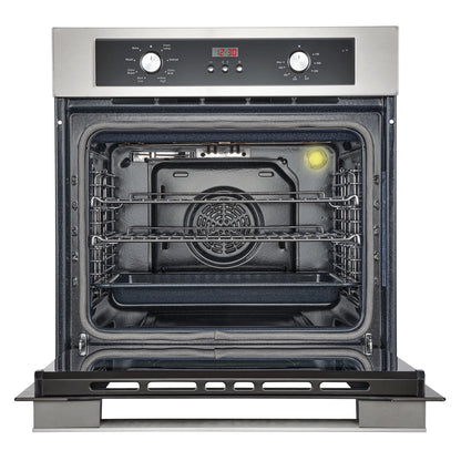 Cosmo 3 Piece Kitchen Appliance Package With 36" Electric Cooktop 36" Wall Mount Range Hood 24" Single Electric Wall Oven Kitchen Appliance Bundles