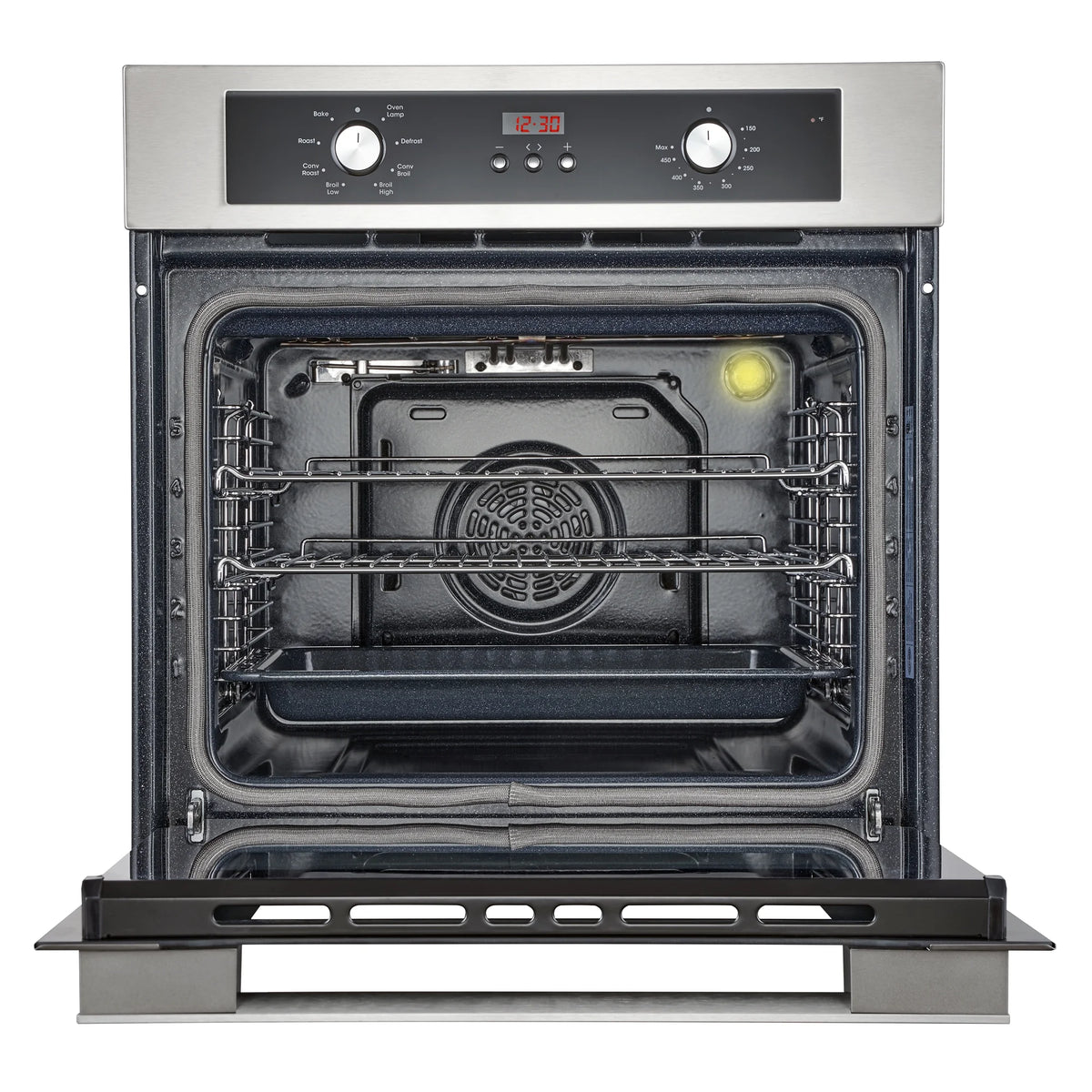 Cosmo 5 Piece Kitchen Appliance Package With 30" Electric Cooktop 24" Single Electric Wall Oven 30" Over-the-range Microwave French Door Refrigerator & 24" Built-in Fully Integrated Dishwasher