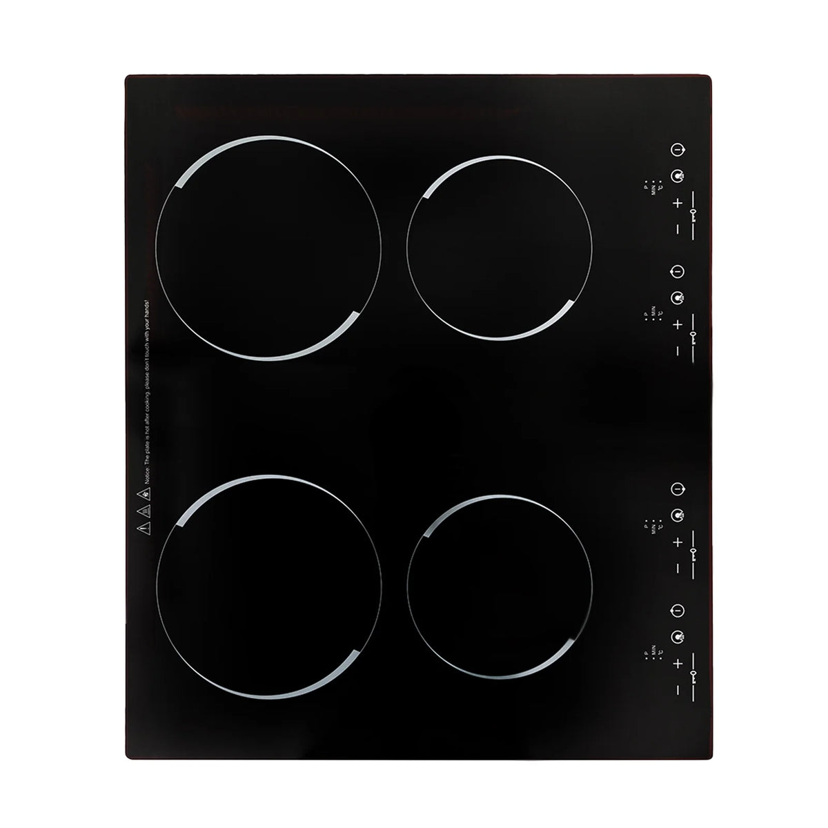 110V Electric Cooktop, Built-in Cooktop 3000W, Electric Stove Top with 4 Electric Burners, 9 Heating Level, Kid Safety Lock, Sensor Touch Control