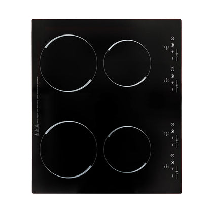 110V Electric Cooktop, Built-in Cooktop 3000W, Electric Stove Top with 4 Electric Burners, 9 Heating Level, Kid Safety Lock, Sensor Touch Control