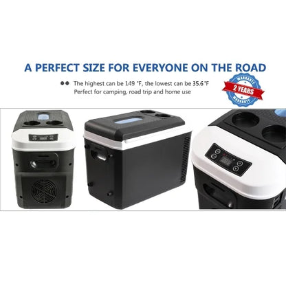 CAMOTUSE NEW Portable Electric Cooler Warmer Truck Car Fridge Refrigerator Camp Mini Freezer