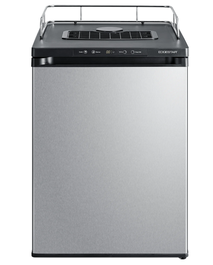 Edgestar Br3002 24" Wide Kegerator Conversion Refrigerator For Full Size Kegs - Black