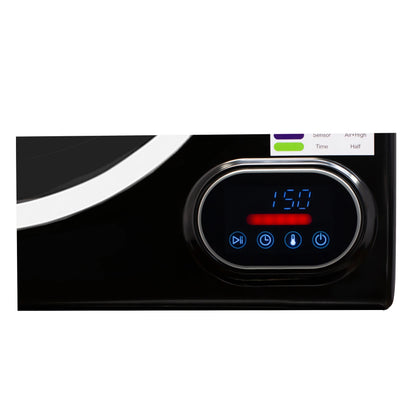 Equator Compact Vented Sensor Dryer 3.5cf/13lbs 110V Bottom digital control , Stainless Steel Drum and Sleek Design