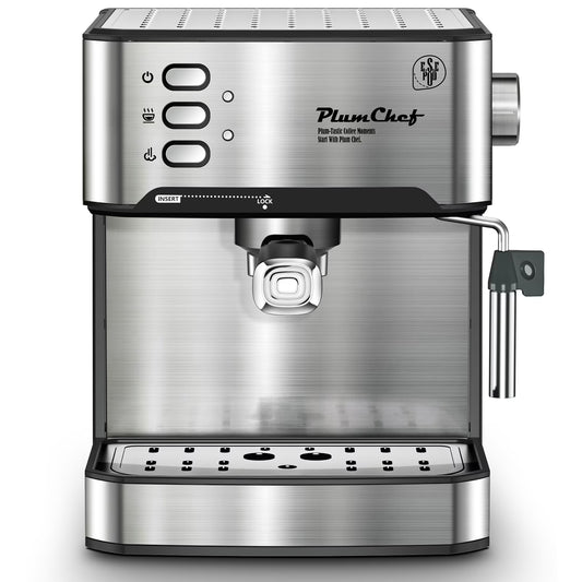 20 Bar Espresso Machine with Milk Frother, Single & Double Shot, ESE Pod Compatible, Removable Water Tank for Cappuccino, Latte, & Machiato for Home Barista