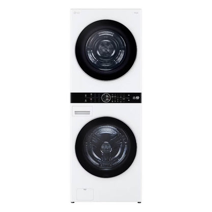 LG WKHC252HWA  27 Inch Electric Laundry Tower with 5 cu ft Front Load Washer