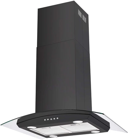 Island Range Hood 30-inch Kitchen 3-Speed Extractor Fan Vent Hood Airflow 900CFM