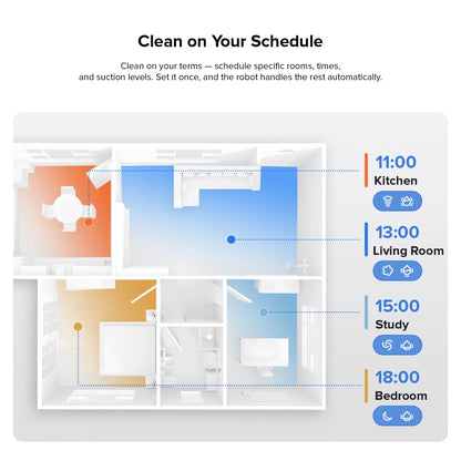 (Upgraded from Q5 Pro)Roborock Q10 X5 Robot Vacuum and Mop, Self-Emptying, Hands-Free Cleaning for up to 7 Weeks, 10,000Pa Suction, Obstacle Avoidance, LiDAR Navigation, No-Go Zones