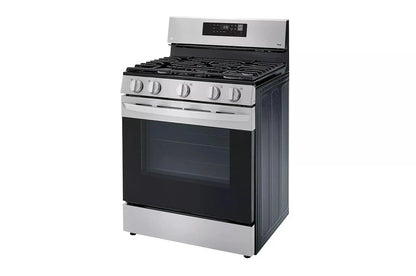 LG LRGL5821S 5.8 Cu.Ft. Freestanding Gas Range with EasyClean and WideView Window - Stainless Steel