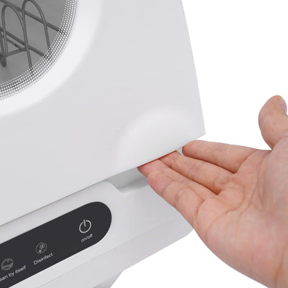 Portable Mini Countertop Dishwasher 1200W Compact Dishwasher, 5 Wash ProgramsPortable Dishwasher for Apartments, Dormitories and RVs