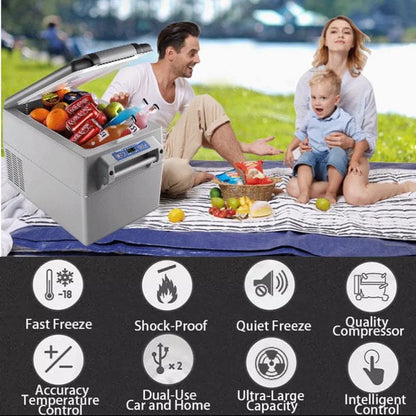 KAPAS Portable Compressor Refrigerator, 12/24v, 52L