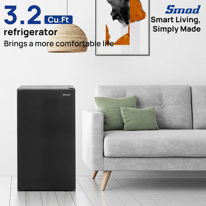 3.2 cu ft 115V Home Refrigerator 32~50a?? Compact Fridge Energy Saving Low Noise