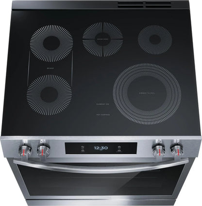 Frigidaire Gallery GCFE3060BF 30" Front Control Electric Range with Total Convection, Stainless Steel