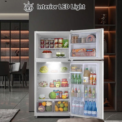 SMAD 20.5 Cu ft Top Freezer Compact Refrigerator Fridge with Reversible Door