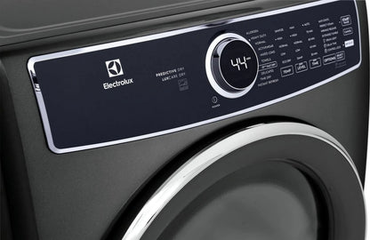 Electrolux ELFE7537AT 8.0 Cu. Ft. Stackable Electric Dryer with Steam and LuxCare Dry System - Titanium
