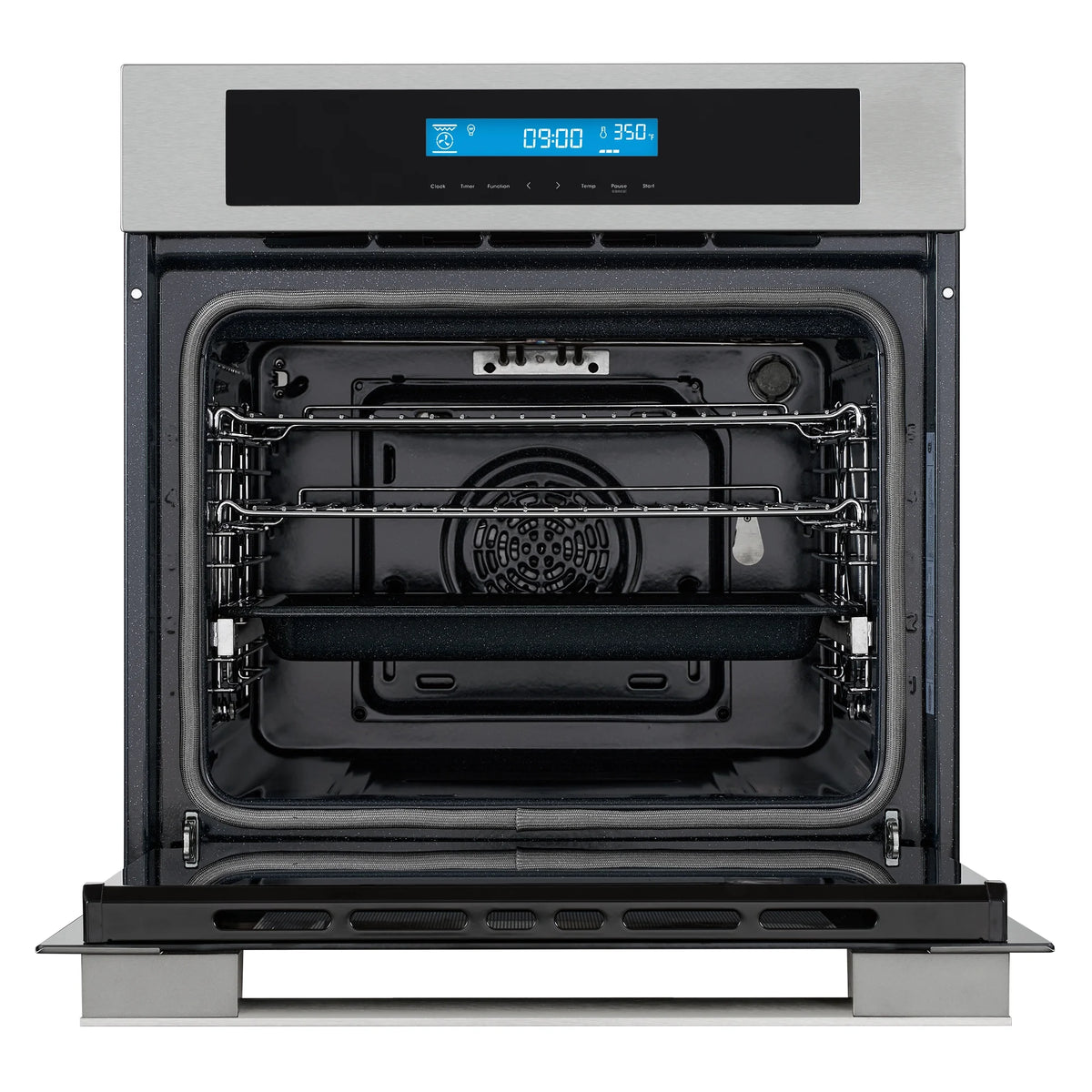 Cosmo 5 Piece Kitchen Appliance Package With 30" Electric Cooktop 24" Single Electric Wall Oven 30" Over-the-range Microwave French Door Refrigerator & 24" Built-in Fully Integrated Dishwasher