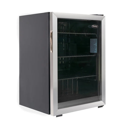 Danby 2.6 cu. ft. Free-Standing Beverage Center in Stainless Steel DBC026A1BSSDB