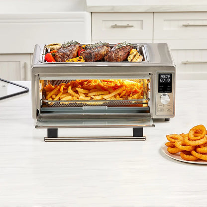 Emeril Power Grill 360 Plus, 6 n 1 Smokeless Grill and Air Fry Toaster Oven XL, 1750 W