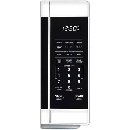Sharp 1.1-Cu. Ft. Countertop Microwave Oven in Black